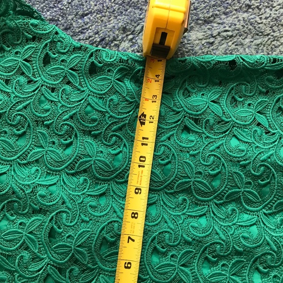 Zara Green Lace Dress NWT - Picture 10 of 11